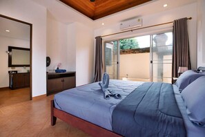 Villa familiare, 3 camere da letto, vista piscina | Wi-Fi gratuito, lenzuola