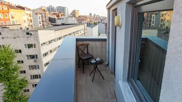 Superior Room with Balcony, City View | View from room