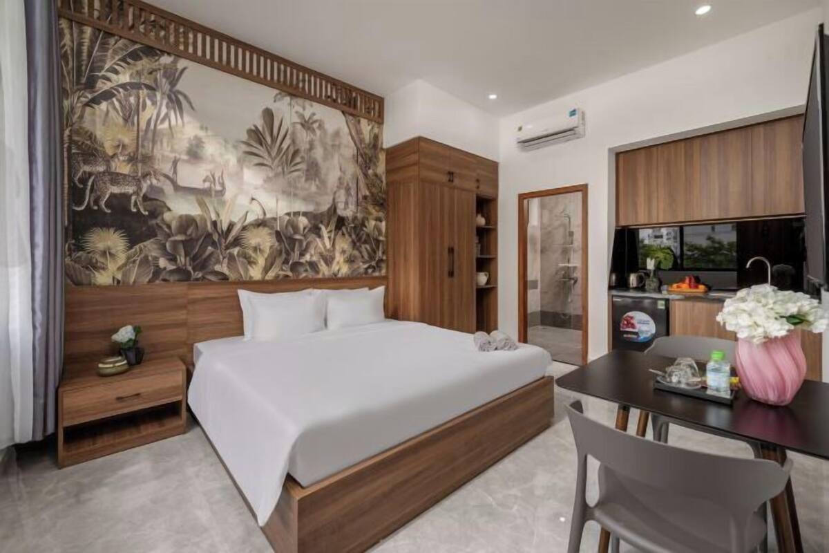 Minibar, bureau, Wi-Fi gratuit, draps fournis