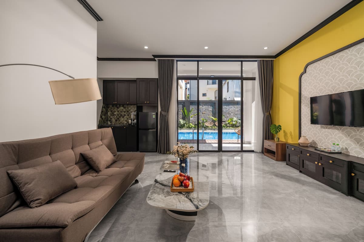 Apartment, 1 Bedroom, Pool View | View from room