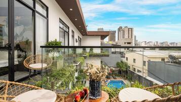 Apartment, 2 Bedrooms, Balcony, Pool View | View from room