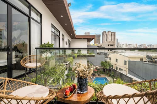Apartment, 2 Bedrooms, Balcony, Pool View | View from room