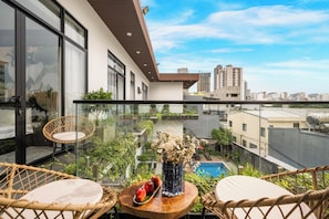Apartment, 2 Bedrooms, Balcony, Pool View | View from room - CiCi Villa & Apartment (Da Nang)