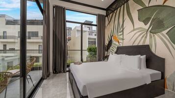 Minibar, escritorio, wifi gratis y ropa de cama