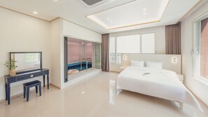 Rom – basic, 1 soverom (Laonhaje Room 301(Pool Villa/BBQ)) | 1 soverom og wi-fi (inkludert)