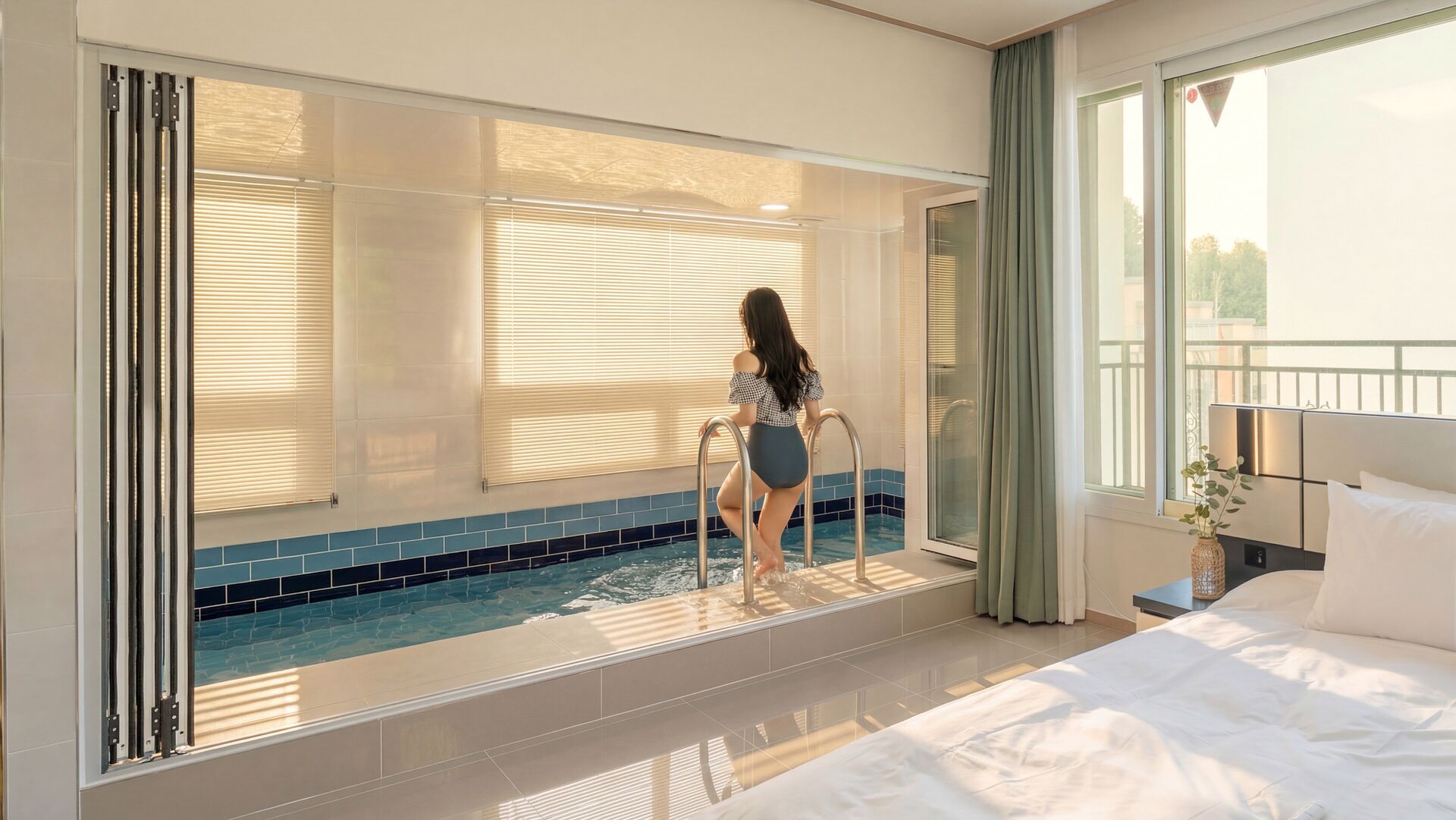 Basic-Zimmer, 1 Schlafzimmer (Laonjena Room 301 (Pool Villa/BBQ)) | 1 Schlafzimmer, kostenloses WLAN