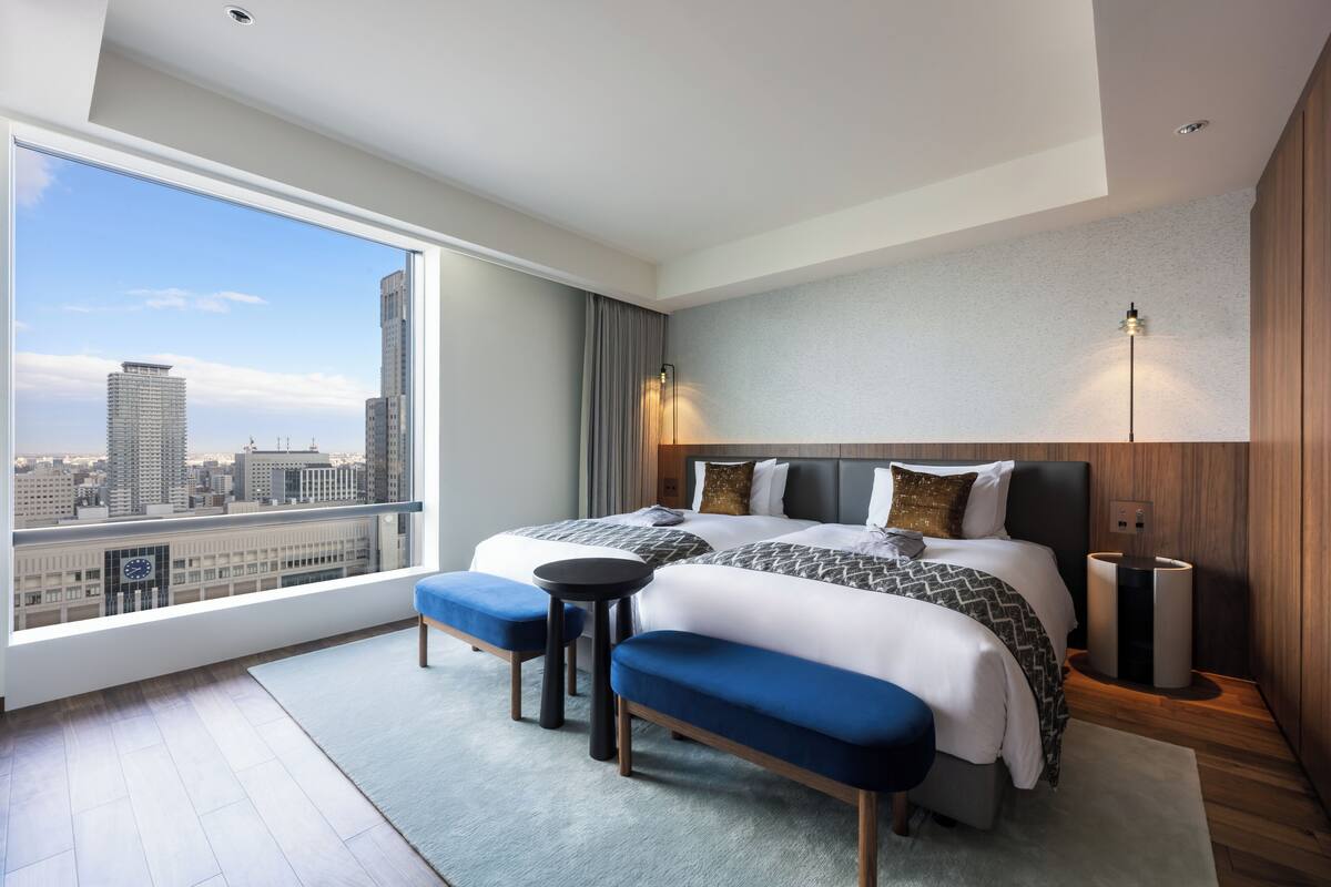 Phòng Suite, không hút thuốc (Twin Room, Lounge Access) | Bộ đồ giường cao cấp, chăn bông, két bảo mật tại phòng 