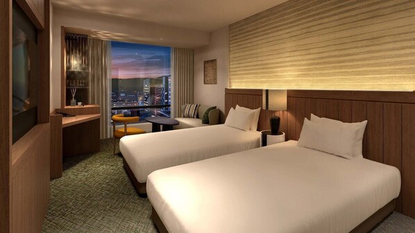 Deluxe Twin Room, Non Smoking | 1 bedroom, down comforters, in-room safe, blackout drapes