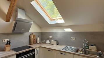 Kühlschrank, Ofen, Herdplatte, Geschirrspüler