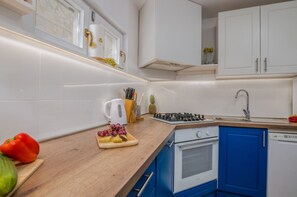 Fridge, dishwasher, toaster