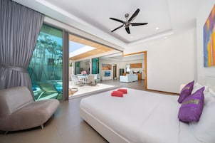 Villa exclusiva, 2 habitaciones, vistas a la piscina | Wifi gratis y ropa de cama