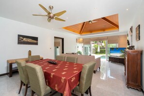 Family Villa, 3 Bedrooms, Pool View | In-room dining - Tropical 3BR Pool Villa Morning Forest  (Rawai)