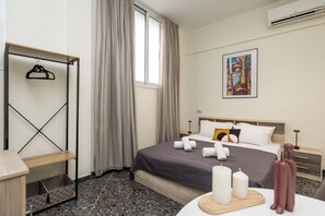 Quarto casal | Ferros/tábuas de passar roupa, Wi-Fi de cortesia