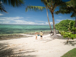 Sun-loungers, beach towels