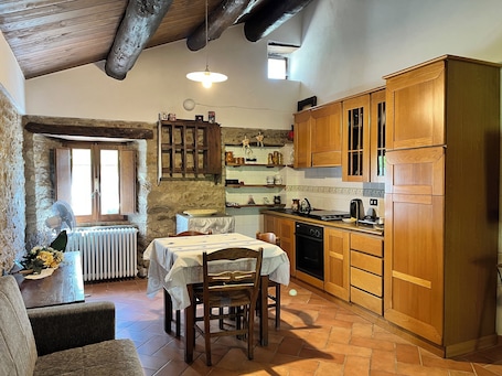 Family Apartment | Private kitchen | Highchair