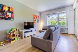 TV connectée, cheminée