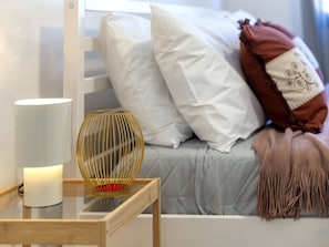 2 Schlafzimmer, Reisekinderbett, kostenloses WLAN