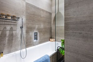 Hair dryer, towels