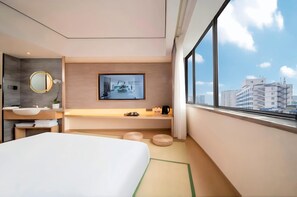 基本雙人房, 城市景觀 | 書桌、筆電工作空間、遮光布/窗簾、隔音