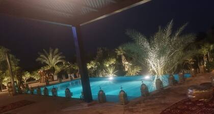 Marrakech Luxury Villa – 2 Pools, Hammam & Rooftop Views