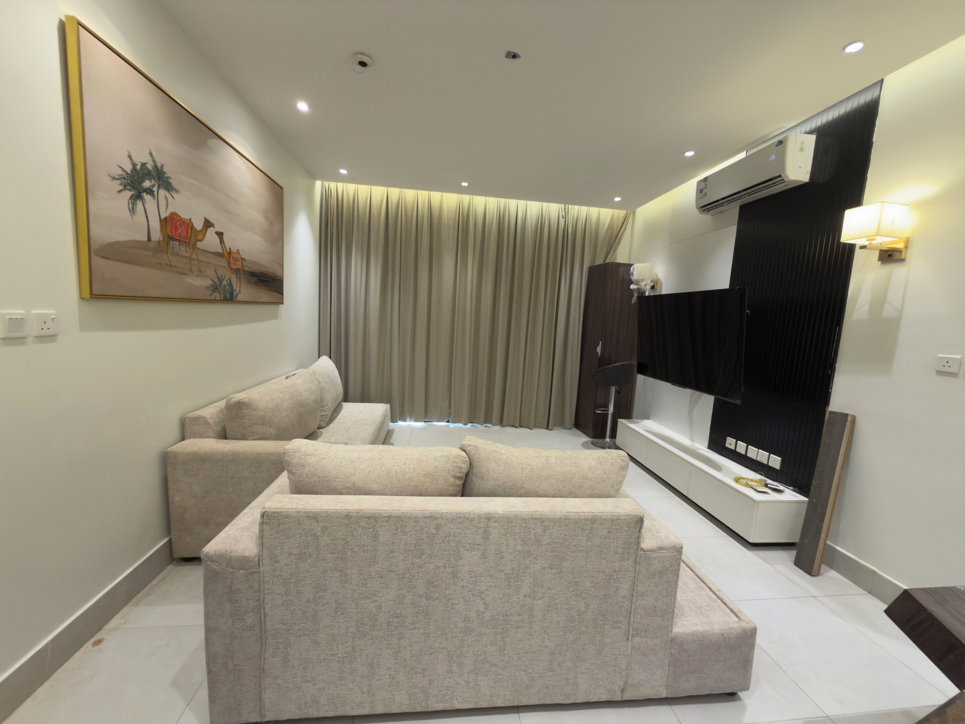 Luxury Apartment, 1 Bedroom, Kitchen | Ruang tamu