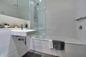 Hair dryer, towels