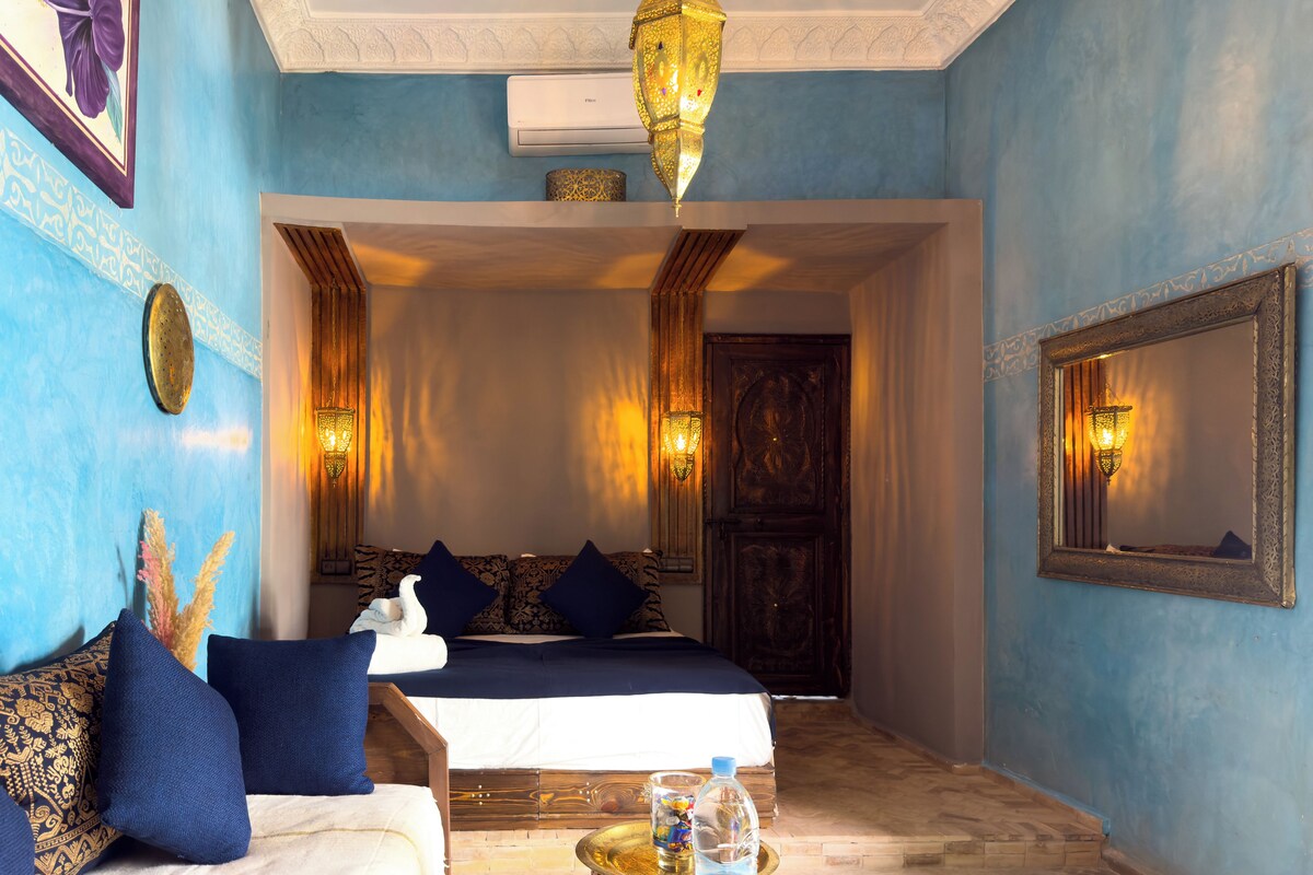 Chambre familiale double ou avec lits jumeaux | Draps en coton égyptien, literie de qualité