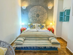 Deluxe Double Room, 1 Queen Bed, Patio, Courtyard View | Terrace/patio