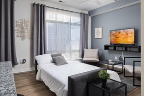 2 bedrooms, iron/ironing board, travel crib, WiFi