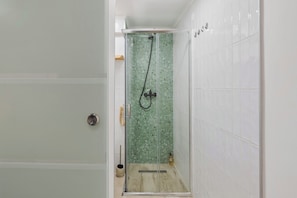 Shower, hair dryer