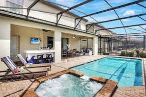 Una piscina climatizada