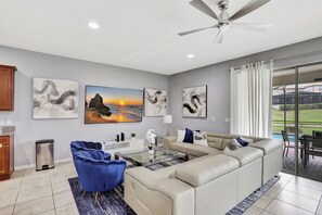 Smart TV, video games, DVD player