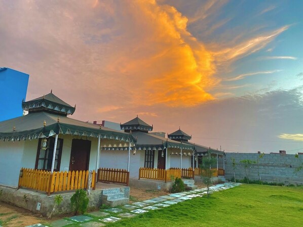 Façade de l’hébergement