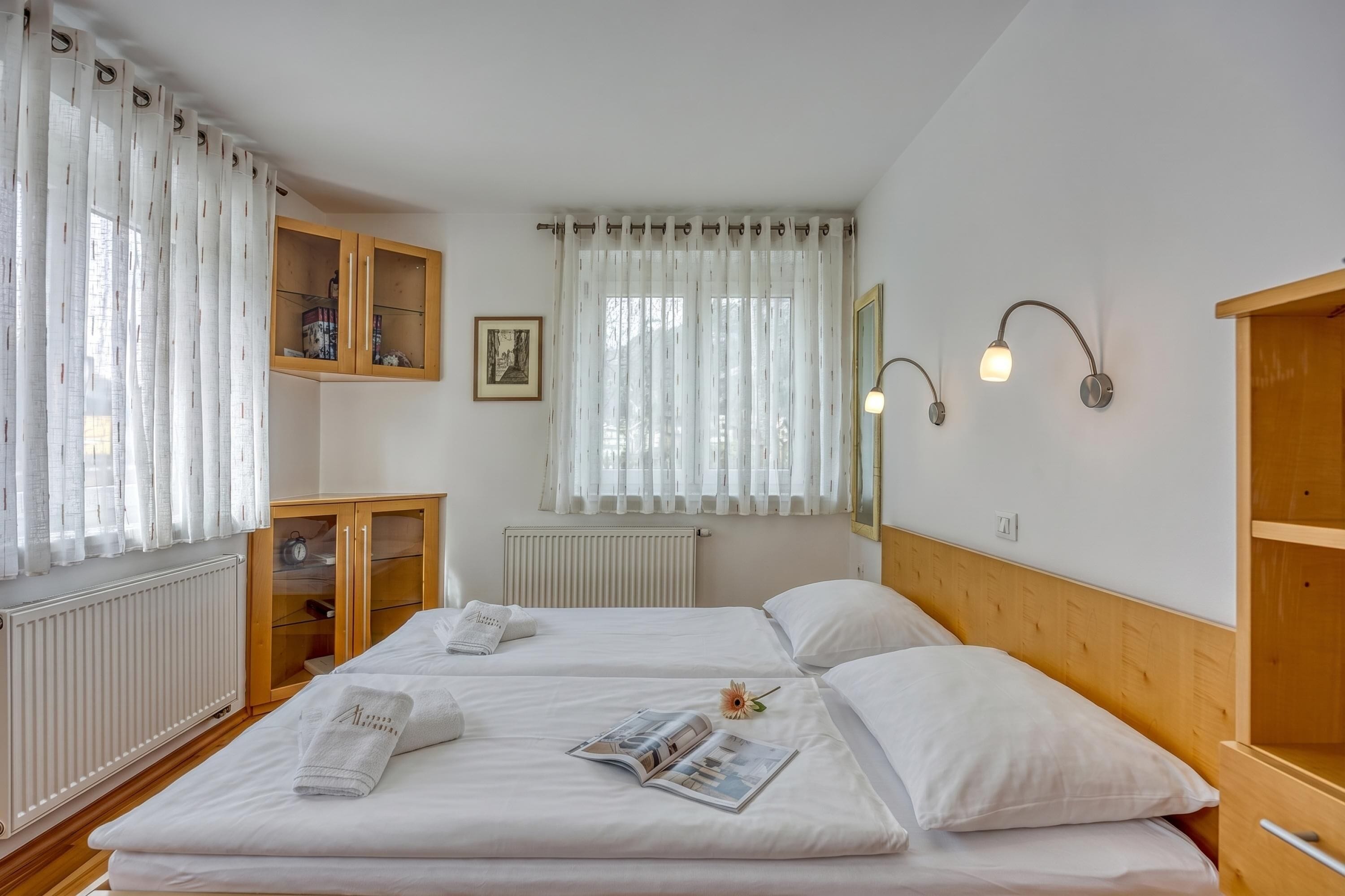 Chalet Bulan Madu, beberapa kamar, 2 kamar mandi (Alpine Chalet Planica with Sauna) | 2 kamar tidur, ruang kerja ramah laptop, Wi-Fi gratis, dan seprai linen