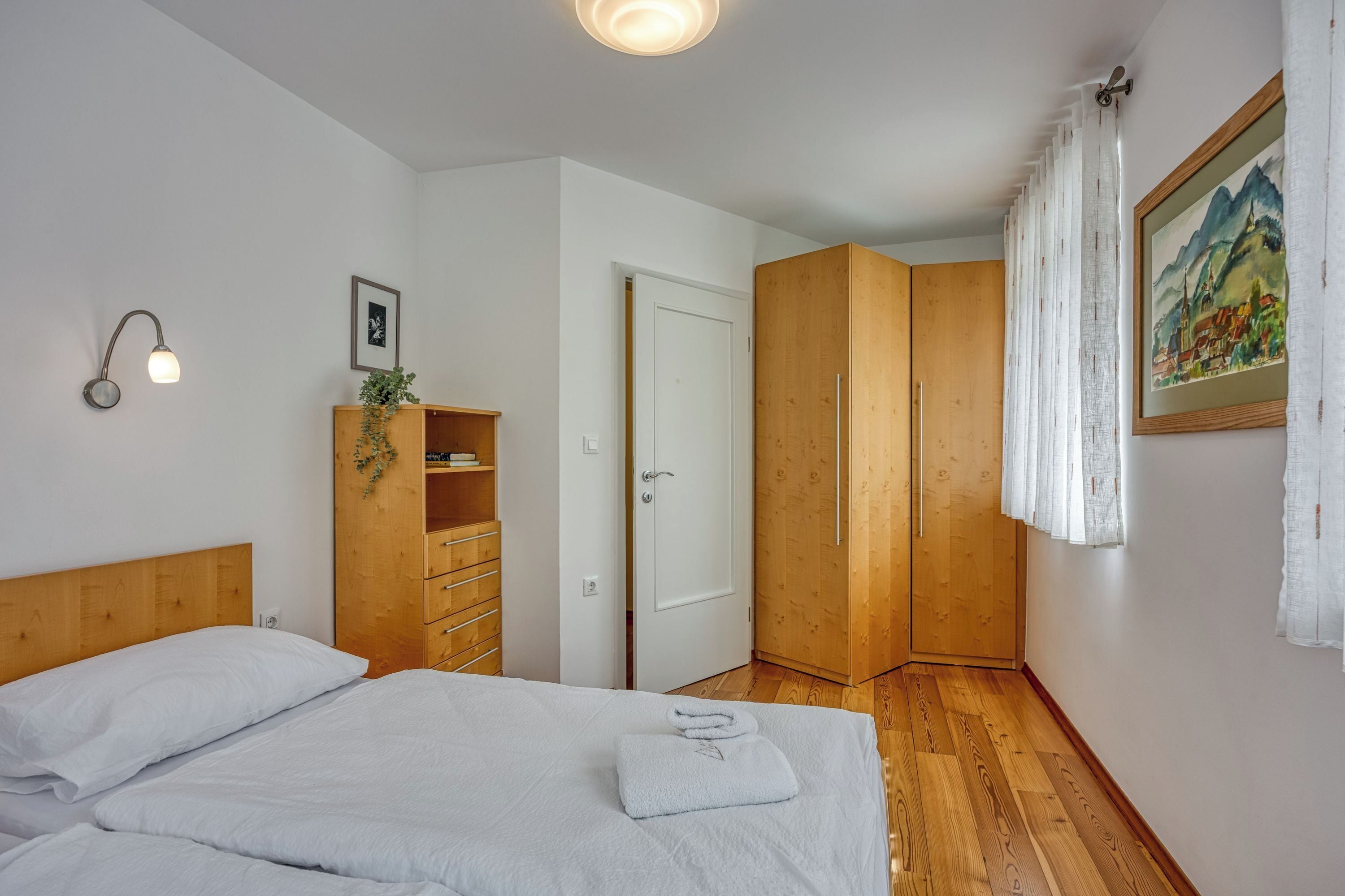 Chalet Bulan Madu, beberapa kamar, 2 kamar mandi (Alpine Chalet Planica with Sauna) | 2 kamar tidur, ruang kerja ramah laptop, Wi-Fi gratis, dan seprai linen