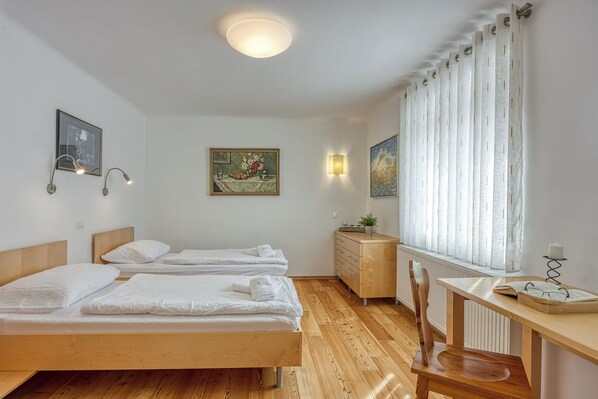Honeymoon Chalet, Multiple Bedrooms, 2 Bathrooms (Alpine Chalet Planica with Sauna) | 2 bedrooms, laptop workspace, free WiFi, bed sheets
