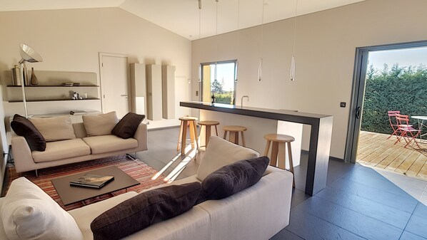 TV - Architect-designed house - Absolute peace and quiet - Private pool (Grasse)