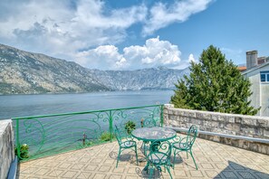 Outdoor dining - Waterfront house overlooking Kotor Bay by MN Property (Kotor)