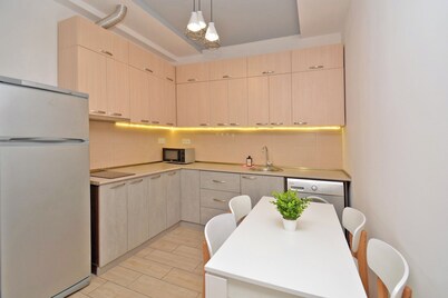 Luxury apartment with led lights
