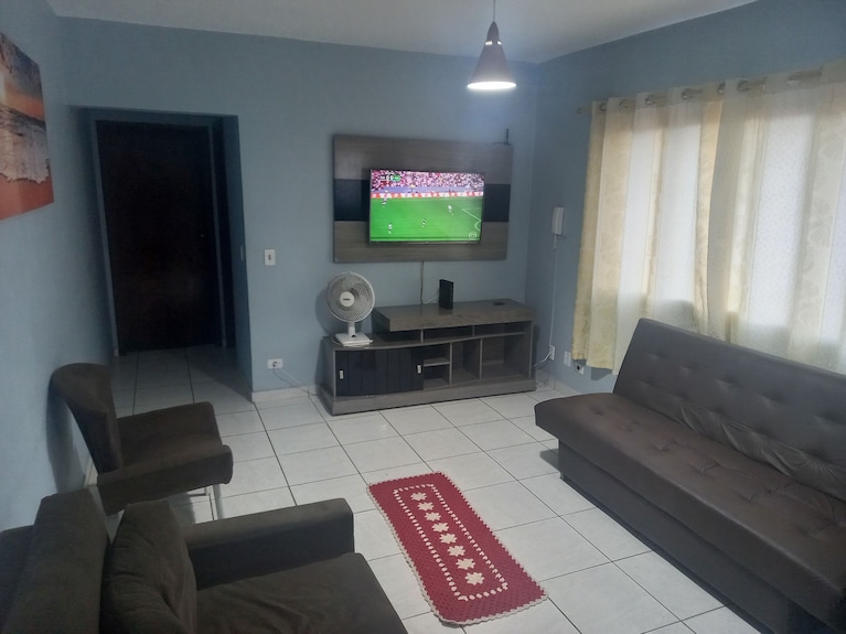 Apartamento Praia Grande Guilhermina Com Garagem Proximo A Praia - Praia Grande