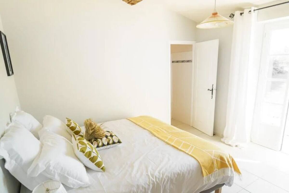 1 habitación y ropa de cama de alta calidad