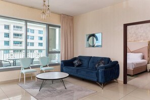 Apartment, Balcony | Living area
