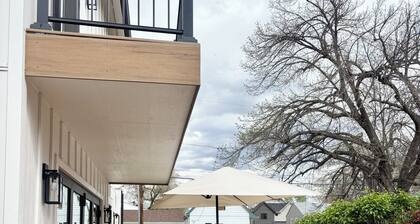 Brand new modern farmhouse outdoor escape