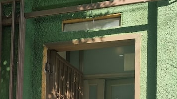 Overnatningsstedets facade