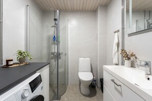 Hair dryer, towels