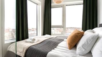 1 bedroom, desk, soundproofing, iron/ironing board