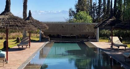 Heated pool & view of Atlas