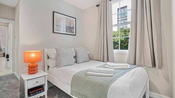 1 bedroom, iron/ironing board, Internet, bed sheets