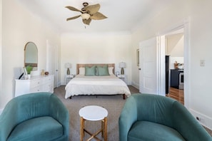 Desk, iron/ironing board, travel crib, free WiFi