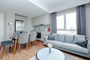 Basic Condo, Balcony, City View | Living area - LUX RESIDENCE 2 ROOMS 1 SALOON (Istanbul)